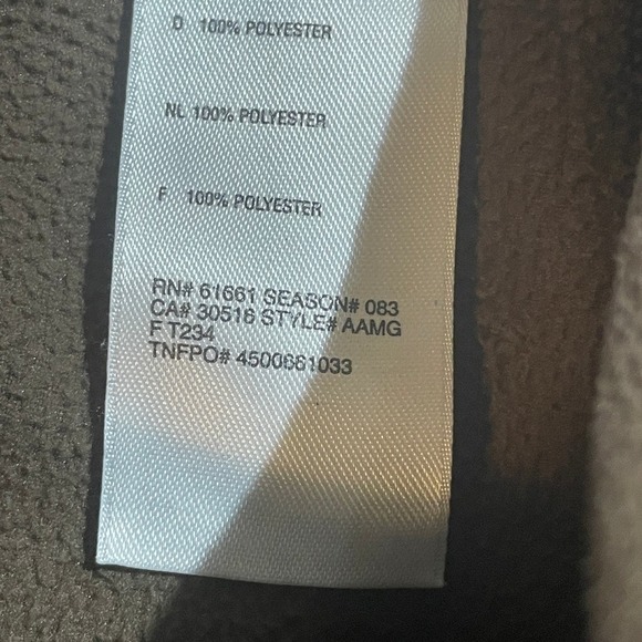 The North Face TKA 100 Fleece 1/4-Zip Pullover Brown/Blue UPF 50 - Women’s Large - Picture 9 of 13